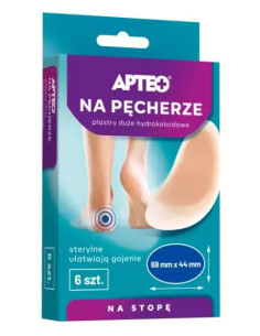 Plast.APTEO Na pęcherze duźe 6szt