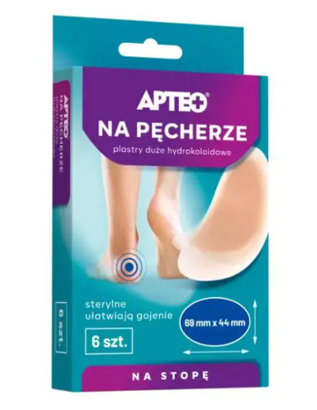 Plast.APTEO Na pęcherze duźe 6szt