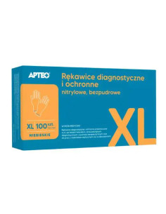Rękawice diagnostyczne i ochronne nitrylowe bezpudrowe...