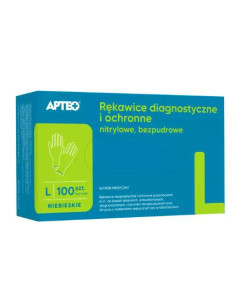 Rękawice diagnostyczne i ochronne nitrylowe, bezpudrowe...