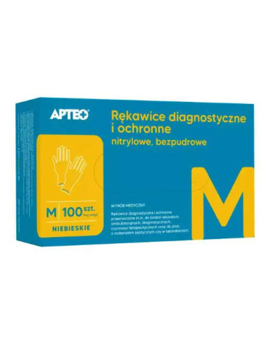 Rękawice diagnostyczne i ochronne nitrylowe,...