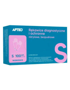 Rękawice diagnostyczne i ochronne nitrylowe, bezpudrowe...