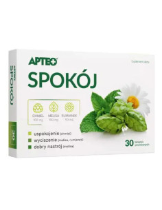 Spokój Apteo 30 tabl.