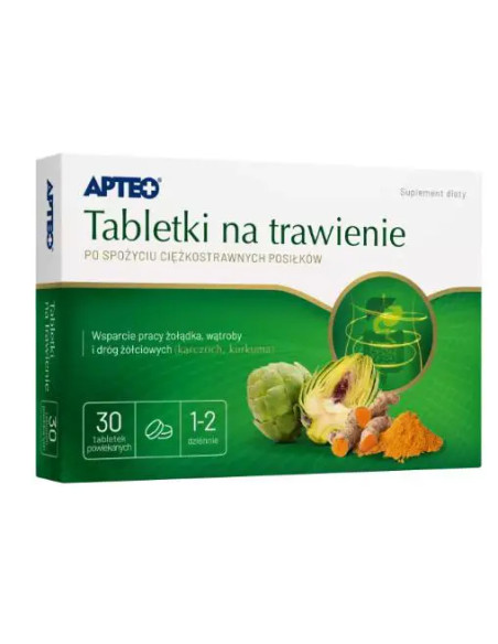 Tabletki na trawienie APTEO 30 tabl.