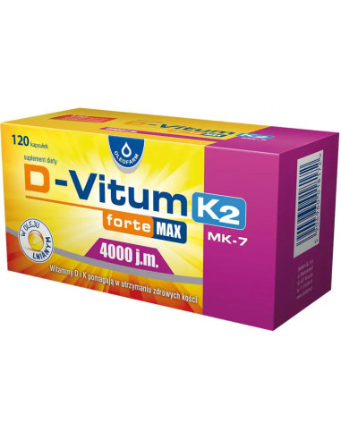 D-Vitum Forte Max 4000 j.m. K2 120 kapsułek