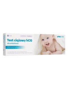 Test ciążowy HCG strumieniowy APTEO CARE 1 sztuka