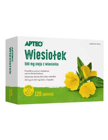 Wiesiołek Apteo 120 kaps.