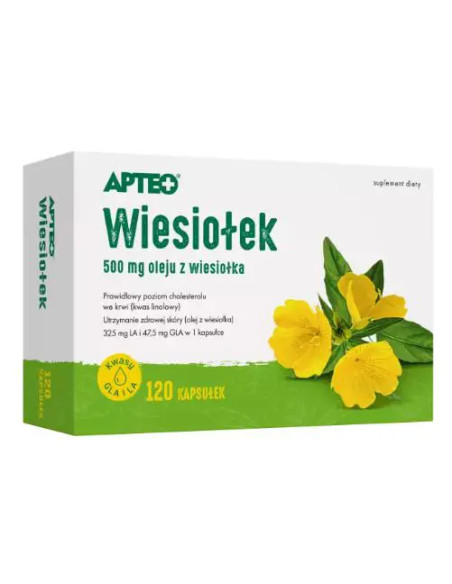 Wiesiołek Apteo 120 kaps.