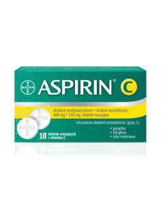 Aspirin C 10 tabl. mus.
