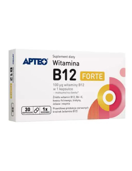 Witamina B12 FORTE APTEO 30 kaps.