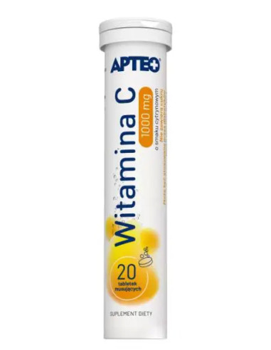 Witamina C 1000 mg o sm. cytrynowym APTEO 20...