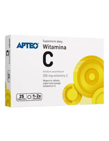 Witamina C 200 mg APTEO 25 tabl.