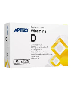 Witamina D 1000 J.M. APTEO 60 kaps.