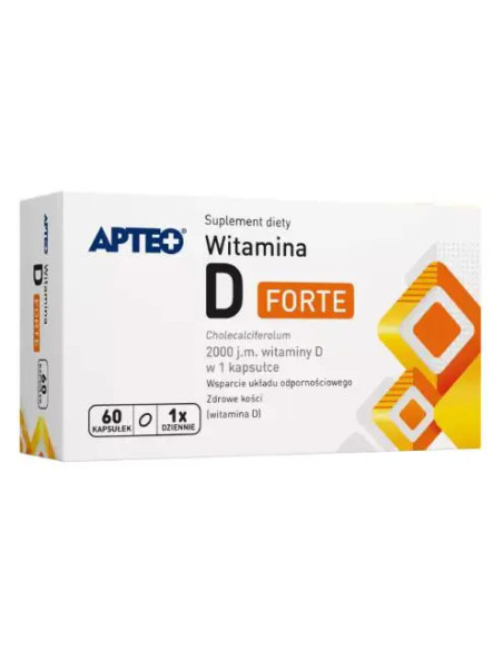 Witamina D 2000 j.m. Forte APTEO 60 kaps.
