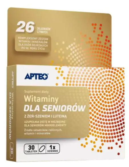 Witaminy dla seniorów APTEO 30 tabl.