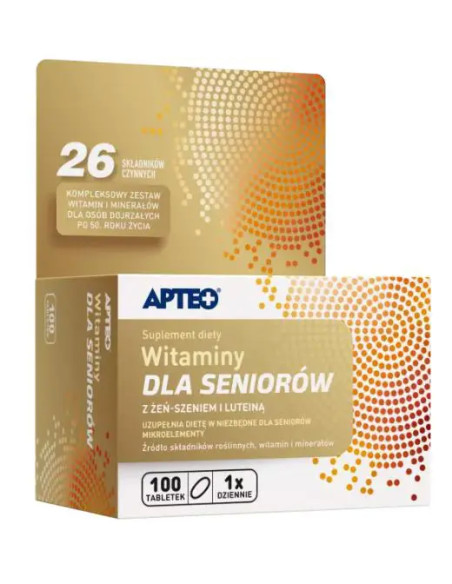 Witaminy dla seniorów APTEO 100 tabl.