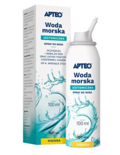 Woda morska Izotoniczna Apteo spray do nosa 100 ml