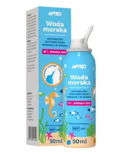 Woda morska od 1. miesiąca życia APTEO 50 ml