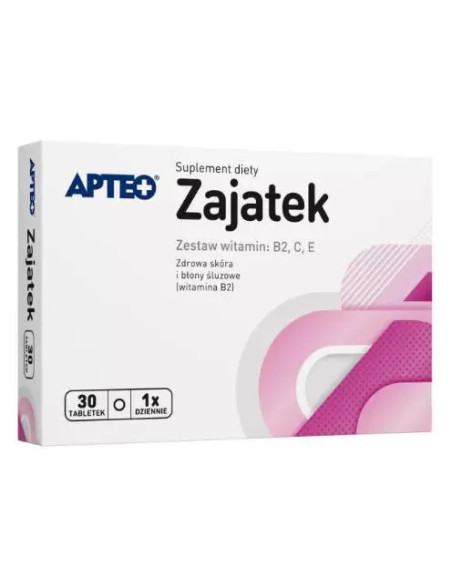 Zajatek APTEO witamina B2 + C + E 30 tabl.