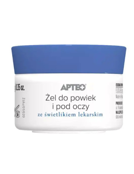 Żel do powiek i pod oczy ze świetlikiem lekarskim APTEO 10 g.