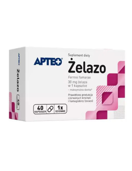 Żelazo APTEO 40 kaps.