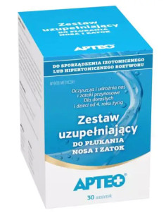 Zestaw uzupełniajacy do płukania nosa i zatok APTEO 30 sasz.