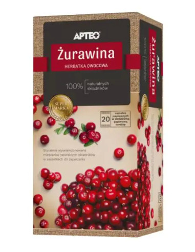 Żurawina APTEO NATURA 20 saszetek