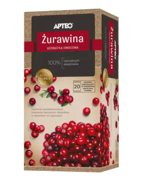 Żurawina APTEO NATURA 20 saszetek