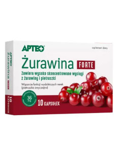 Żurawina Forte APTEO 10 kaps.