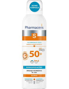 Pharmaceris S Emulsja ochronna SPF 50+ do ciała spray dla...