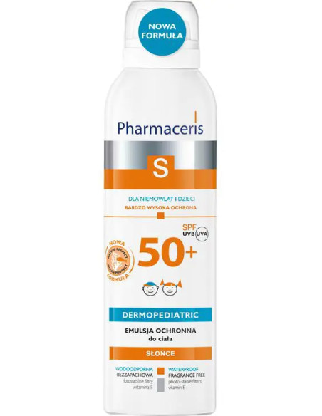 Pharmaceris S Emulsja ochronna SPF 50+ do ciała spray dla niemowląt i dzieci 150 ml 