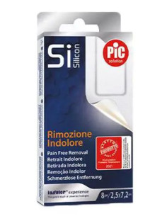 PIC SiSilicon plaster silikonowy 2,5x7,2cm 8 szt.