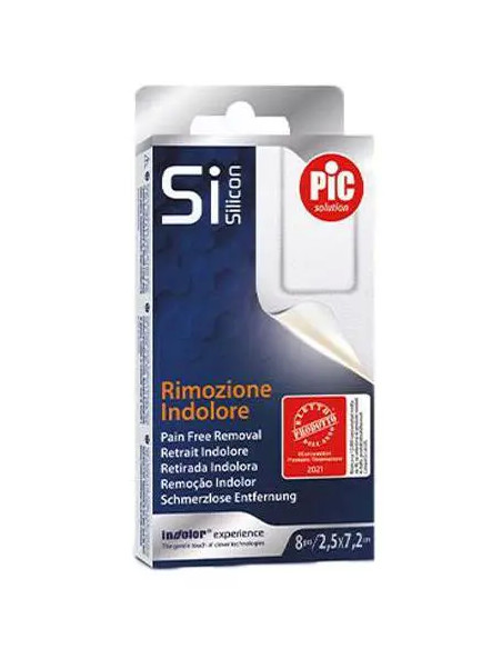PIC SiSilicon plaster silikonowy 2,5x7,2cm 8 szt.