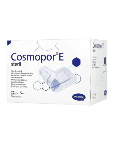 COSMOPOR E opatrunek jałowy 7,2 x 5 cm 50 szt.