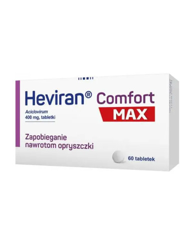 Heviran Comfort Max 400 mg 60 tabletek