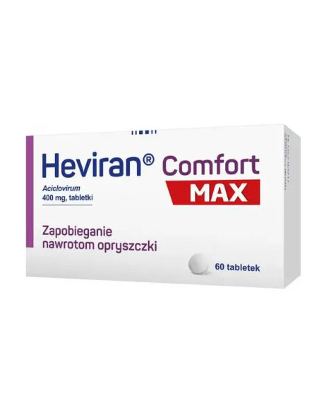 Heviran Comfort Max 400 mg 60 tabletek