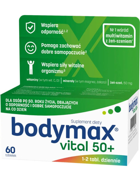 Bodymax Vital 50+ 60 tabletek