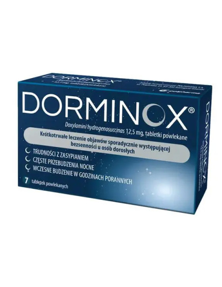 Dorminox 12,5 mg 7 tabletek