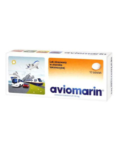 Aviomarin 50 mg 10 tabl. 