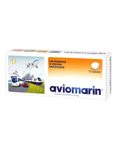 Aviomarin 50 mg 10 tabl. 