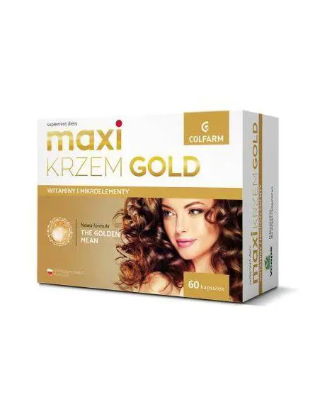 Maxi Krzem Gold 60 kaps.