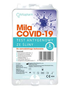 MilaCOVID-19 Szybki Test Antygenowy ze Śliny 1 szt.