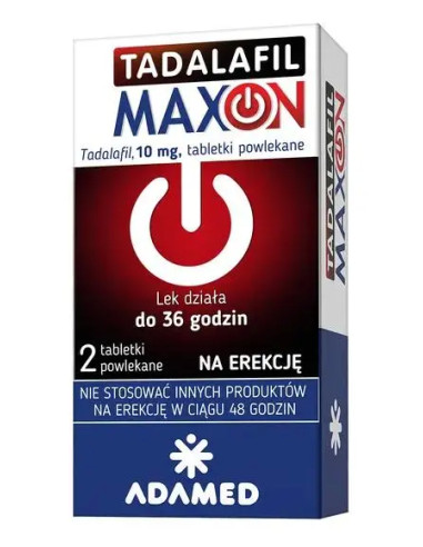 Tadalafil Maxon 10 mg 2 tabl.