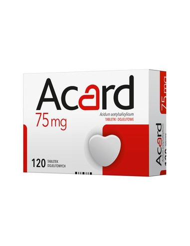 Acard 75 mg 120 tabletek