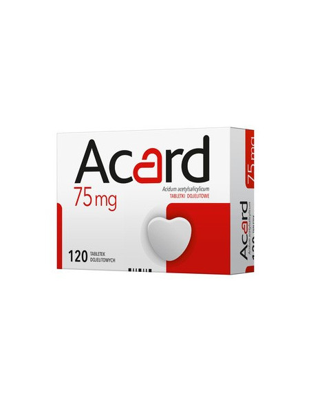 Acard 75 mg 120 tabletek