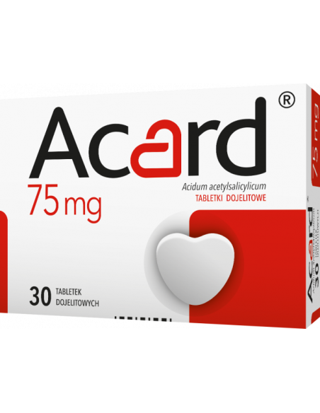 Acard 75 mg 30 tabletek
