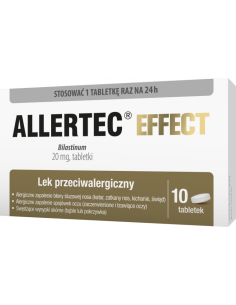 Allertec Effect 20 mg 10 tabletek