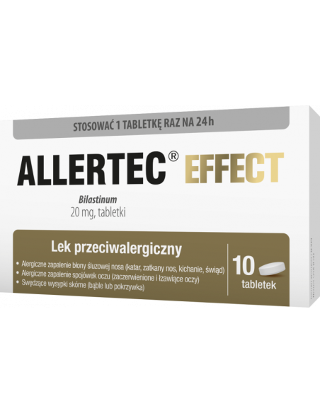 Allertec Effect 20 mg 10 tabletek