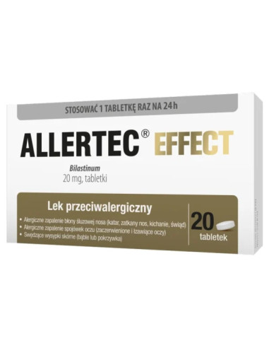 Allertec Effect 20 mg 20 tabletek
