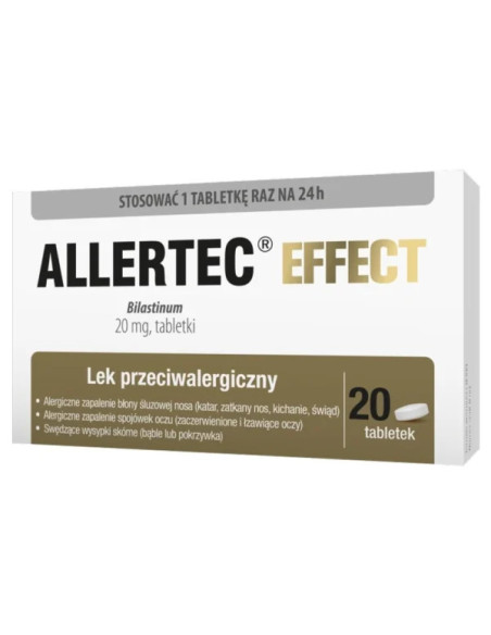 Allertec Effect 20 mg 20 tabletek